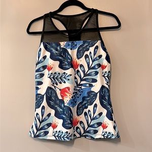 Gorgeous floral racer back tankini
